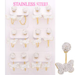 Wholesale Stainless 316 Steel Earring, Trendy Fashion Jewellery