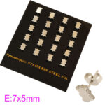 Wholesale Stainless 316 Steel Earrings