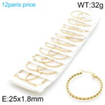 Wholesale Stainless 316 Steel Earrings